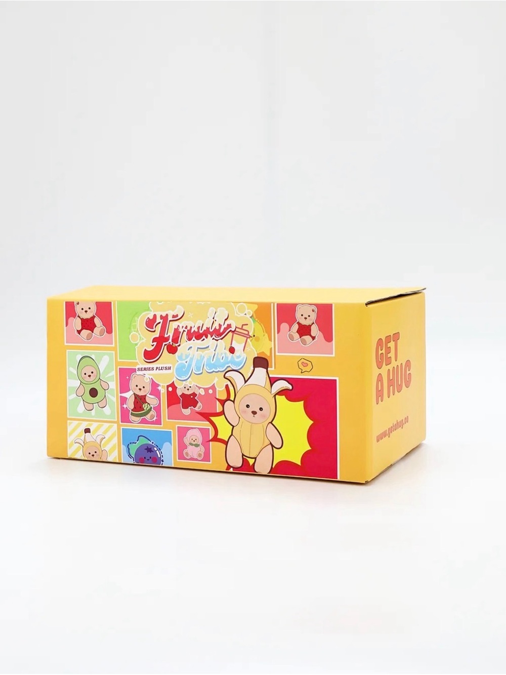 Plush Toy Box - Yellow